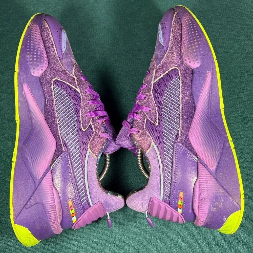 Puma RS-X Running System Purple Multicolor Sneakers Size 12
